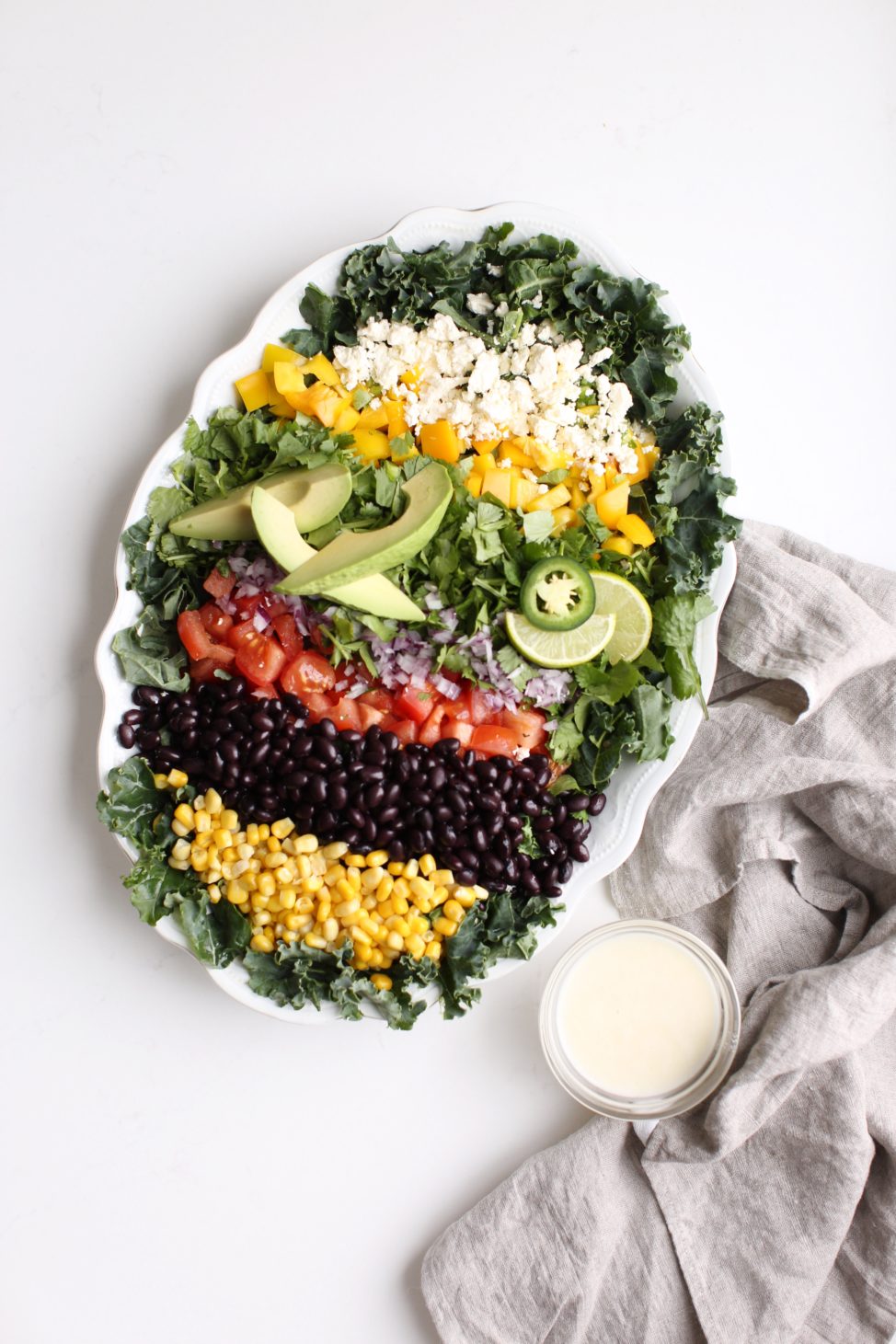 Mexican Kale Salad (GlutenFree) Fraiche Living