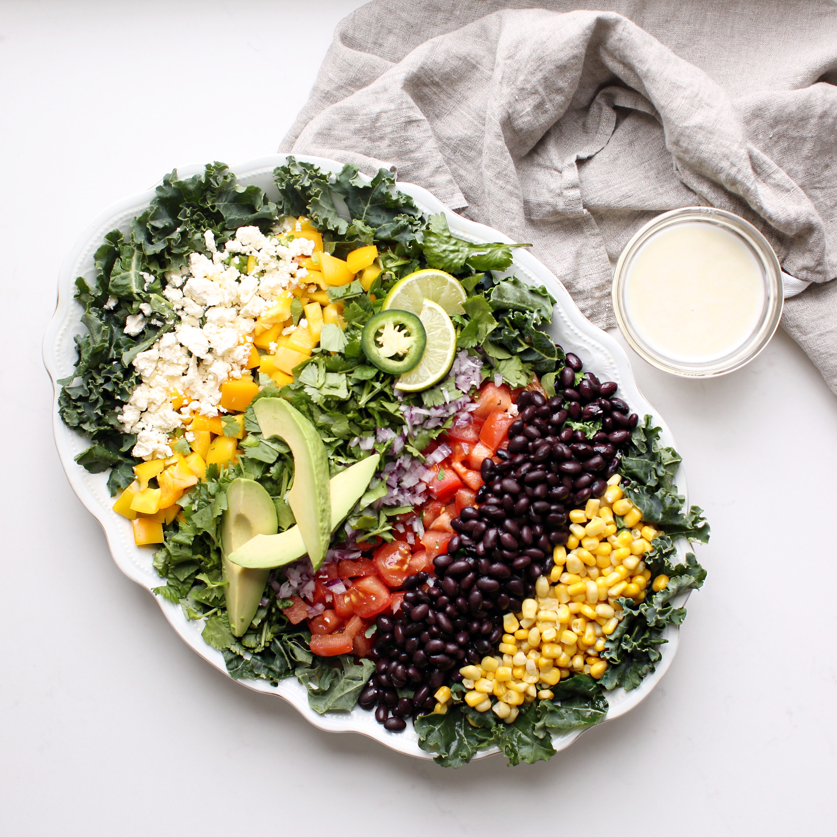 Mexican Kale Salad (Gluten-Free)