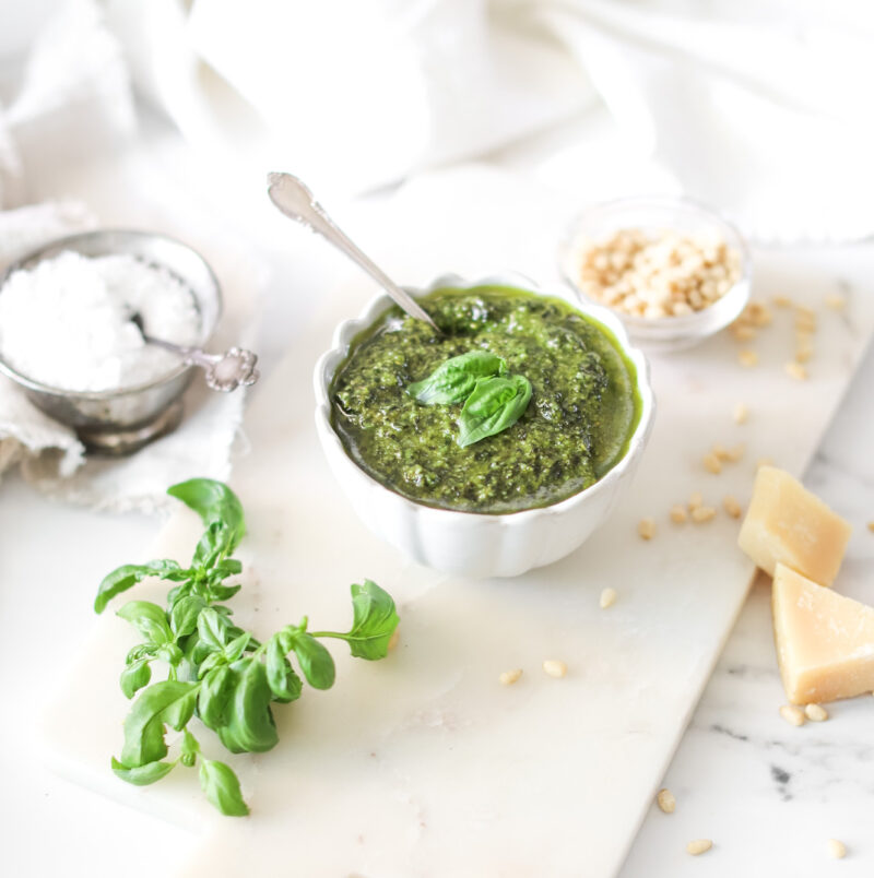 basil pesto fraiche living