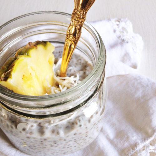 coconut chia seed pudding