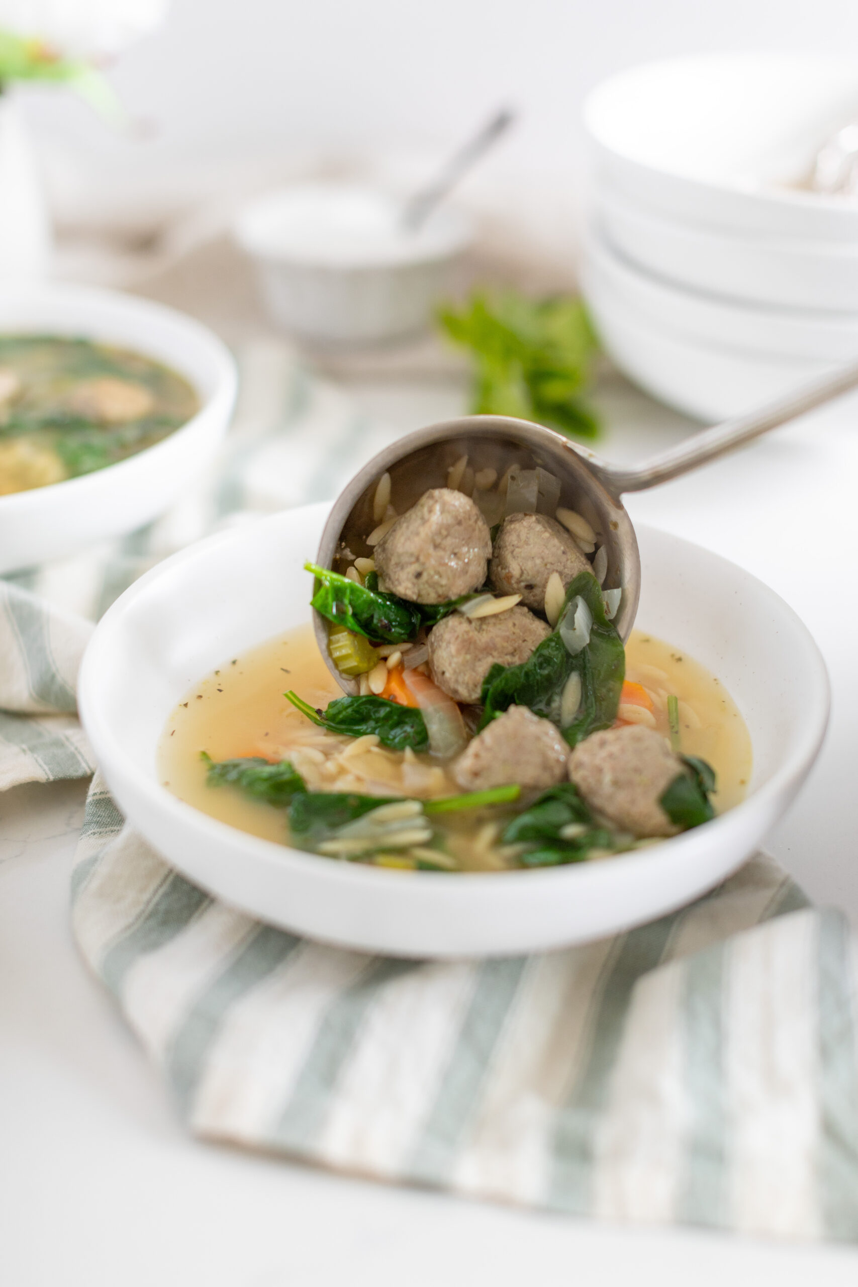 Turkey Pesto Meatball Soup Fraiche Living