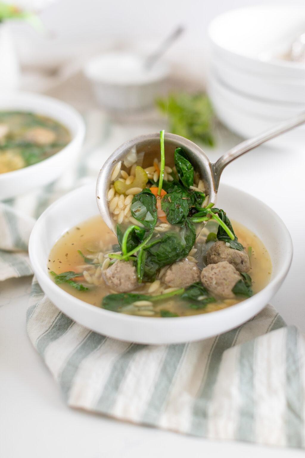 Turkey Pesto Meatball Soup Fraiche Living