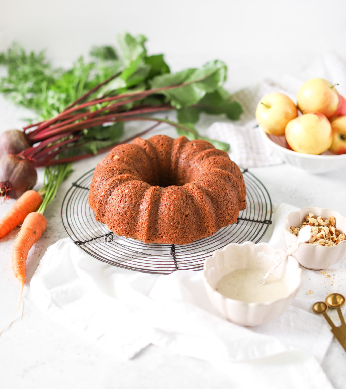 Beet, Carrot & Apple Cake Fraiche Living