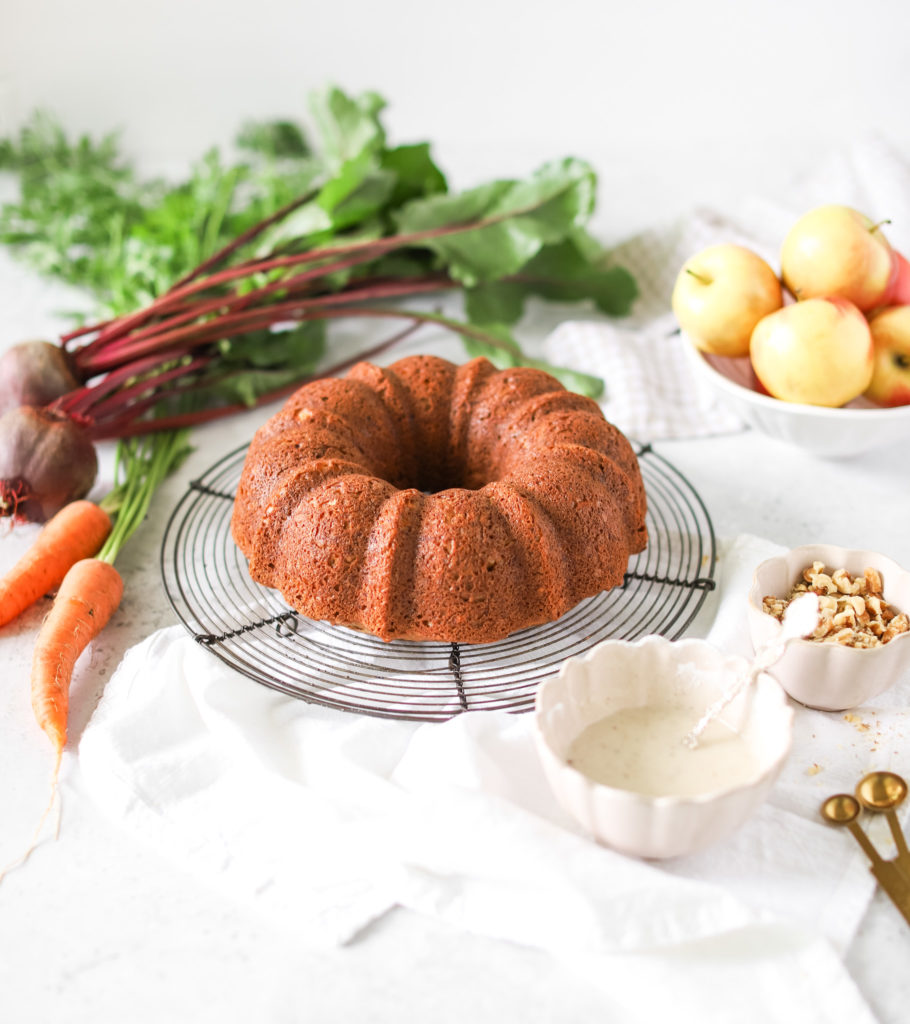 Beet, Carrot & Apple Cake ingredients
