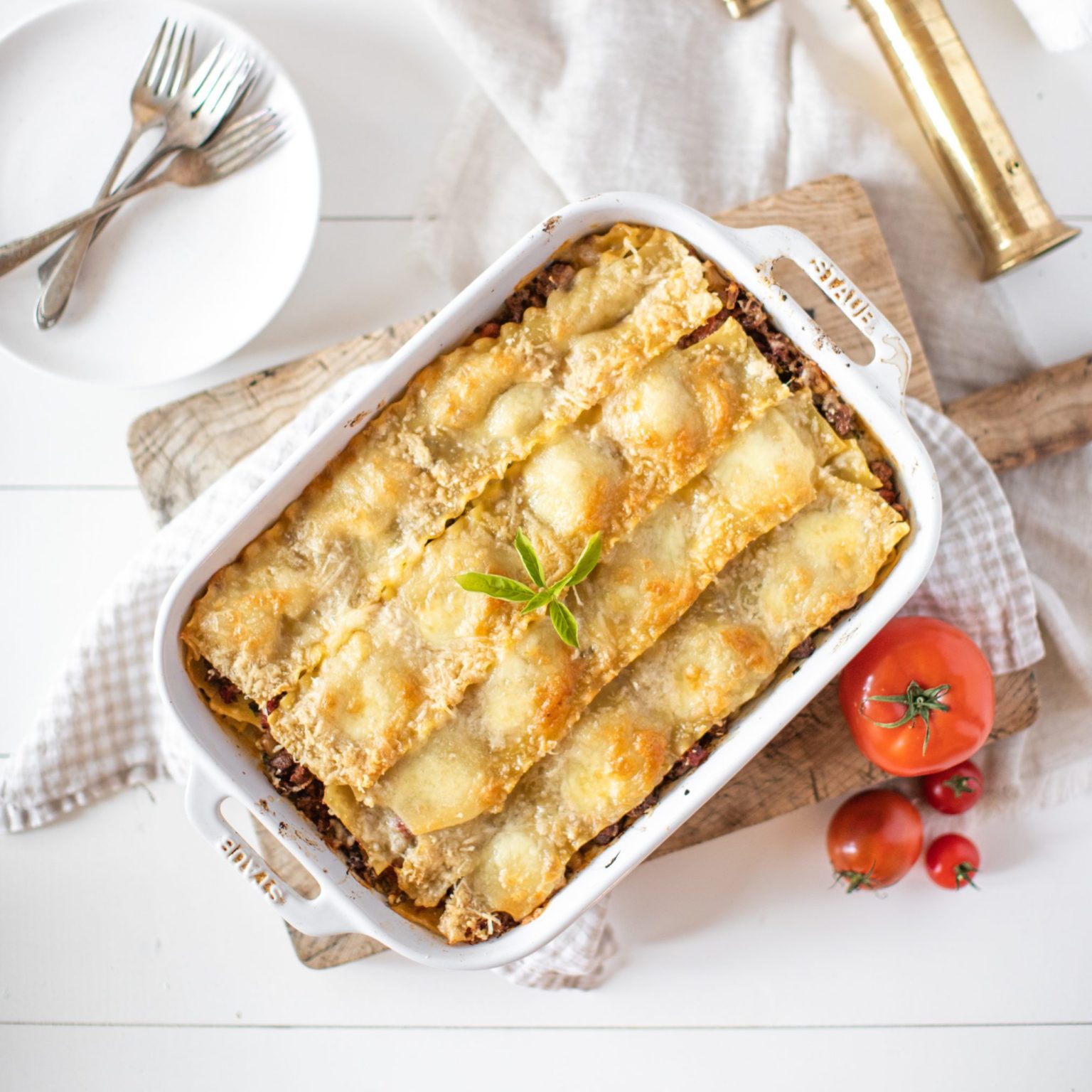 Rustic Italian Lasagne Fraiche Living