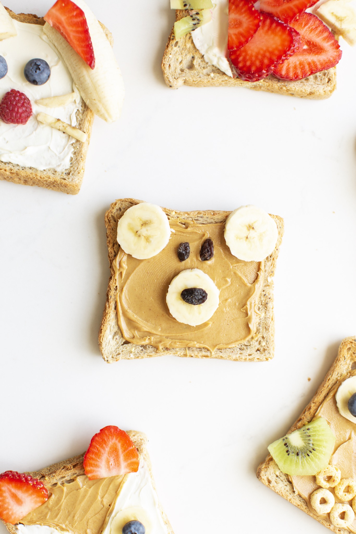 Teddy Bear Toast -Dietitian-Approved School Lunch Packing Tips for Picky Eaters
