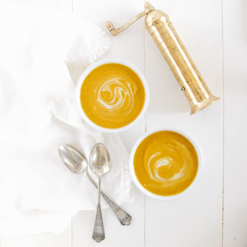 Roasted Butternut Squash & Pear Soup