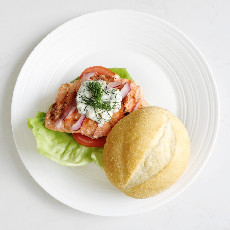 Cedar Plank Salmon Burgers Fraiche Living