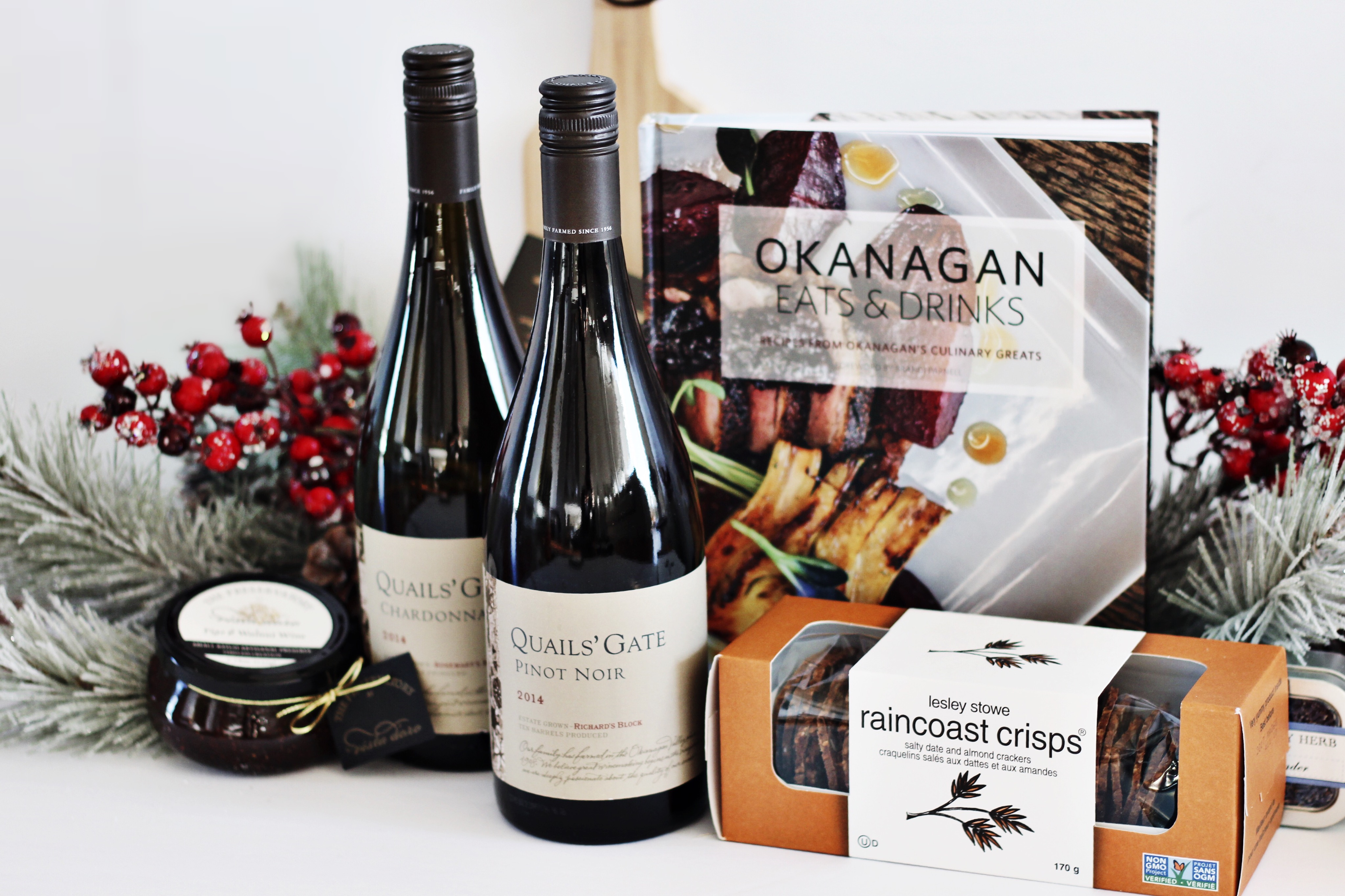 Quail's Gate Wine Christmas giveaway 