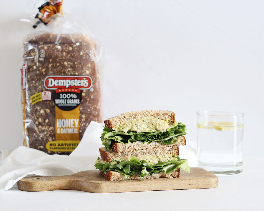 Dempster's Chickpea ‘Toona’ Sandwich