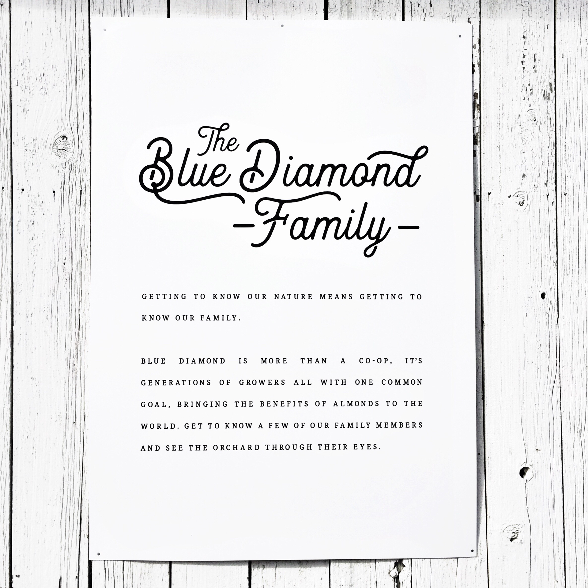 Blue Diamond Family 