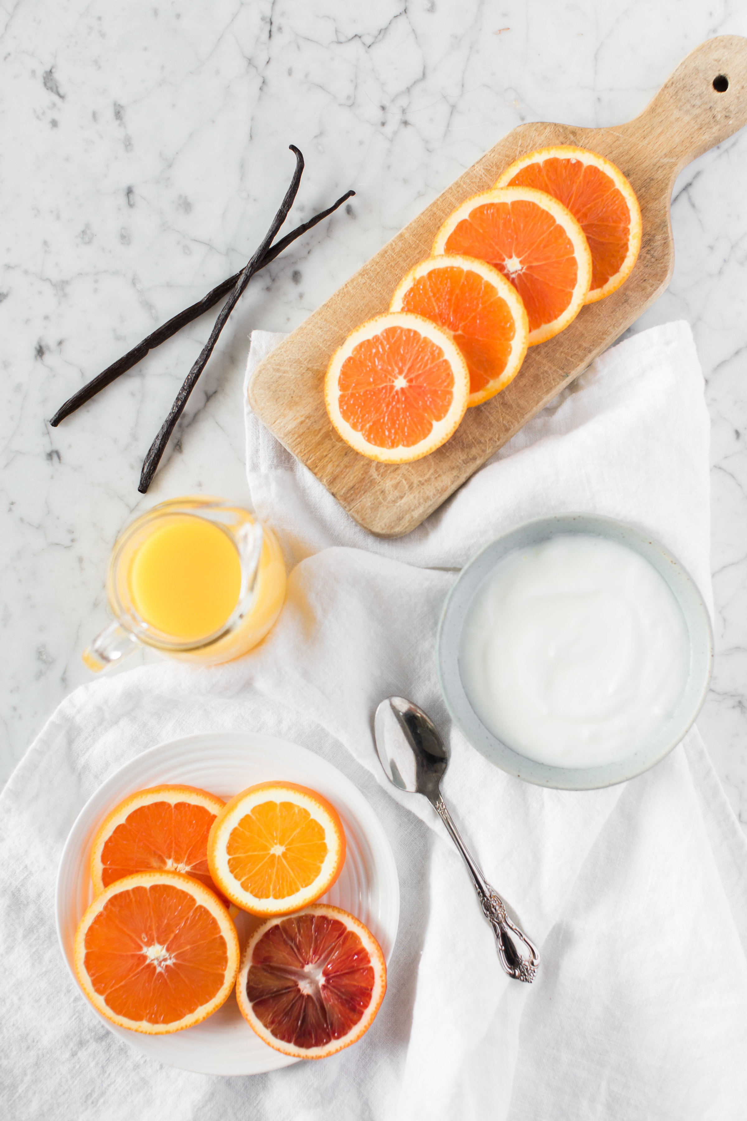 Orange Creamsicle Smoothie Bowl ingredients 