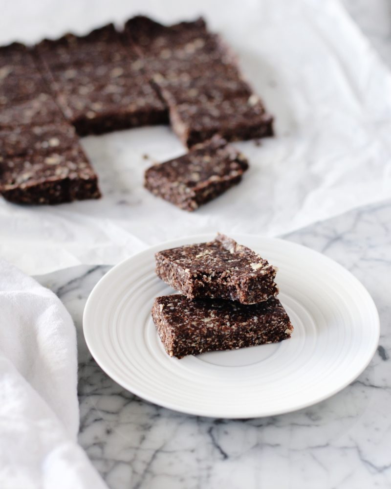 Chocolate Tahini Energy Bars