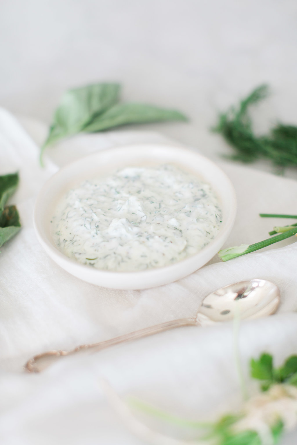 Roasted white bean garlic dip recipe from Registered Dietician Tori Wesszer