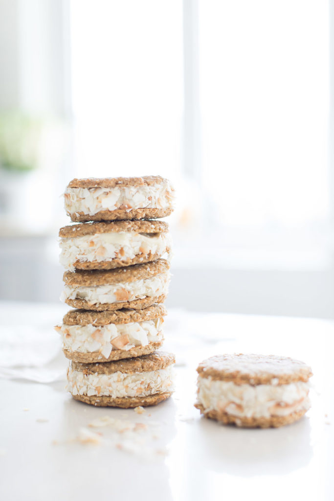 Tropical 'Nice' Cream Sandwiches (vegan) - Fraiche Living