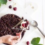 Black Forest Black Bean Brownies - dairy free and gluten free