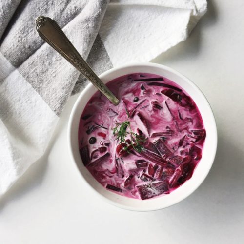Dietitian Tori Wesszer shares her granny's recipe to show you how easy it is to make wholesome, healthy borscht that's so delicious!