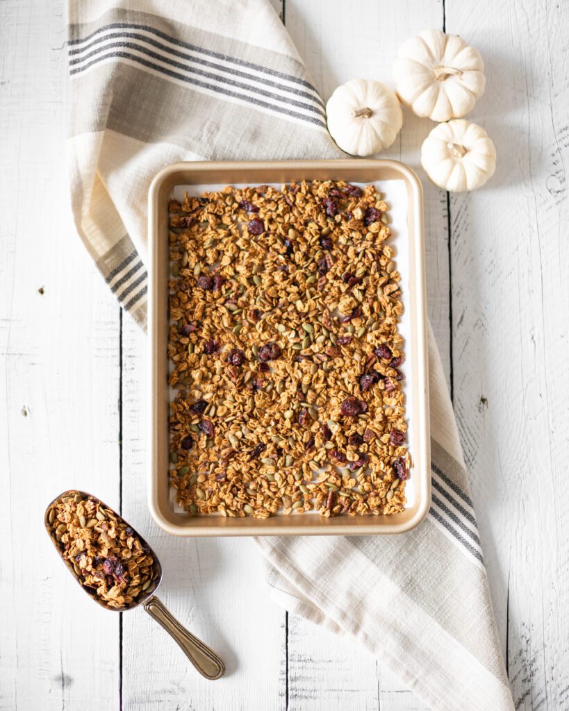 Pumpkin Pecan Granola (GlutenFree) Fraiche Living