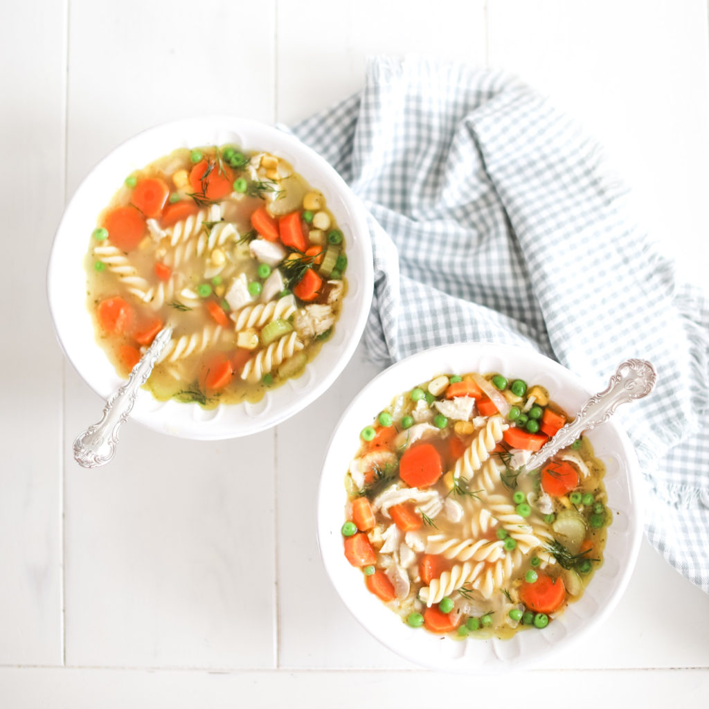 cheater chicken noodle soup