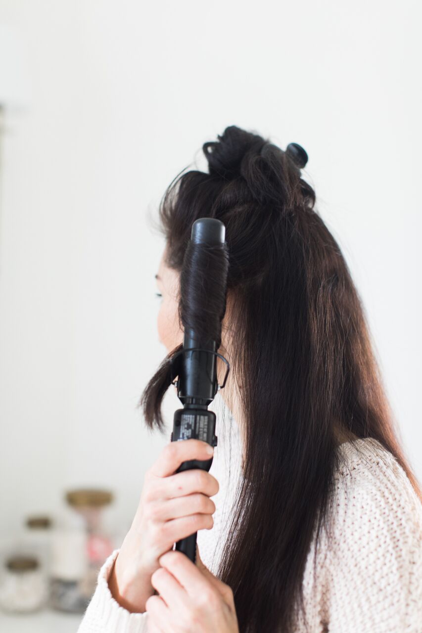 How to curl your hair for soft romantic curls.