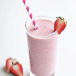 strawberry probiotic smoothie