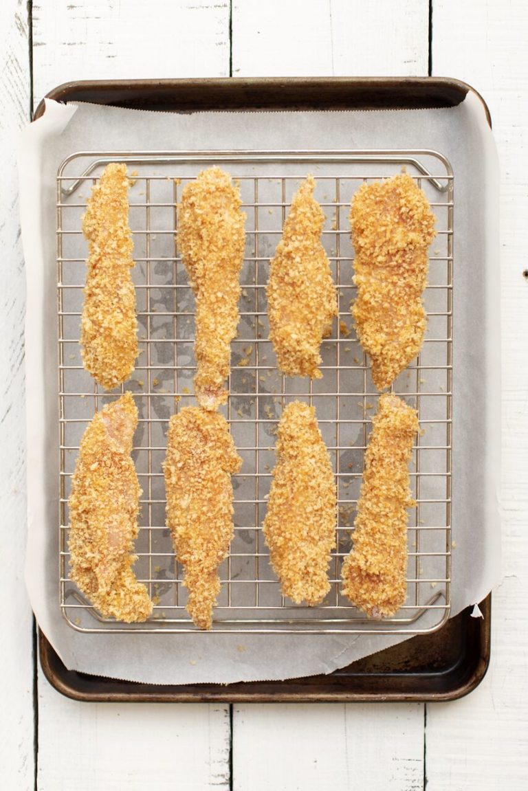 Oven Baked Chicken Fingers with Spicy Maple Mustard Dip | Fraiche ...