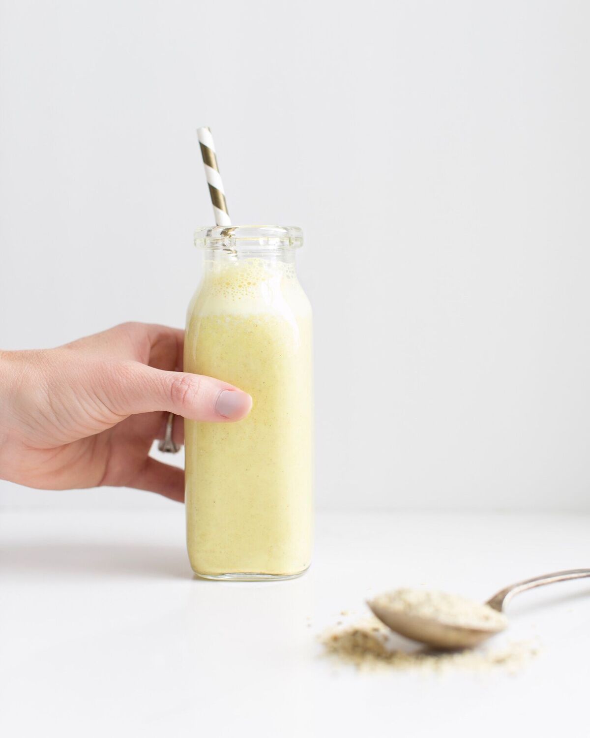 Easy Golden Hemp Milk Recipe: amazing nut-free recipe for plant-based diets!