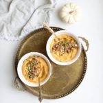 Healthy protein-packed Pumpkin Pie Smoothie Bowl from Fraiche Nutrition