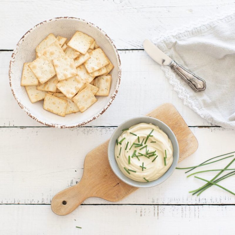 Creamy Cashew Dip with a zip of lemon that blends up in a minute and is gluten free and vegan. Perfect for healthy holiday entertaining!