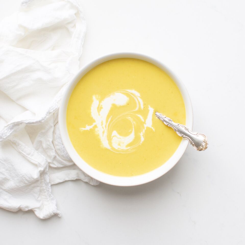Curried Squash Soup in under an hour that is also gluten free and vegan!
