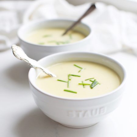 Potato Leek Soup (vegan)
