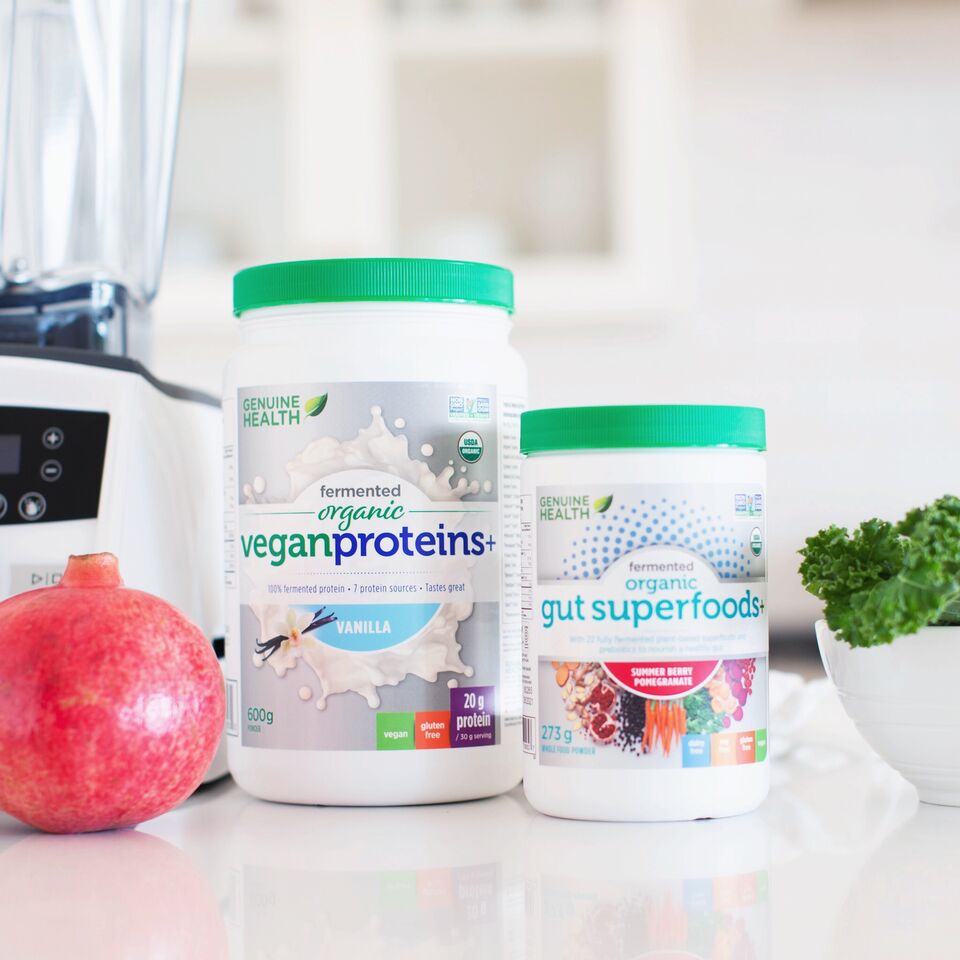 $1000 giveaway in Genuine Health Product and a gift card to your favourite health food or grocery store!