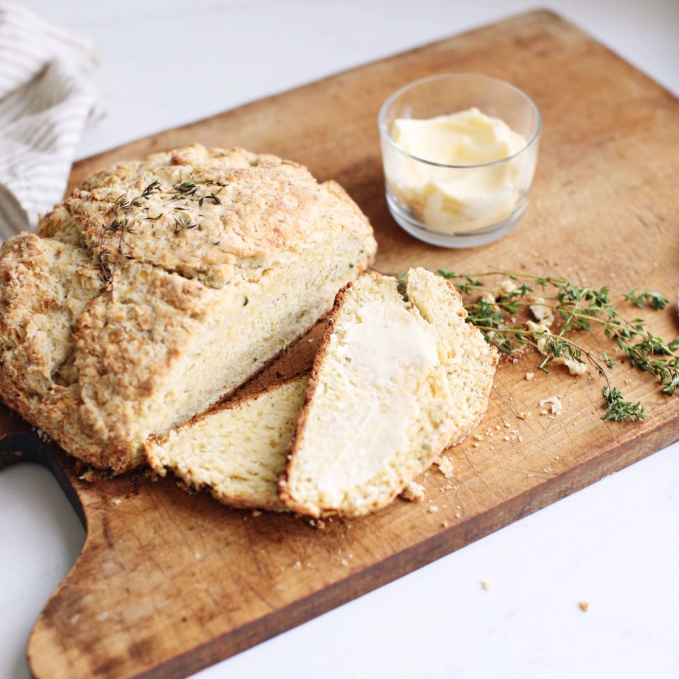 Irish Cheddar Herb Soda Bread Fraiche Living
