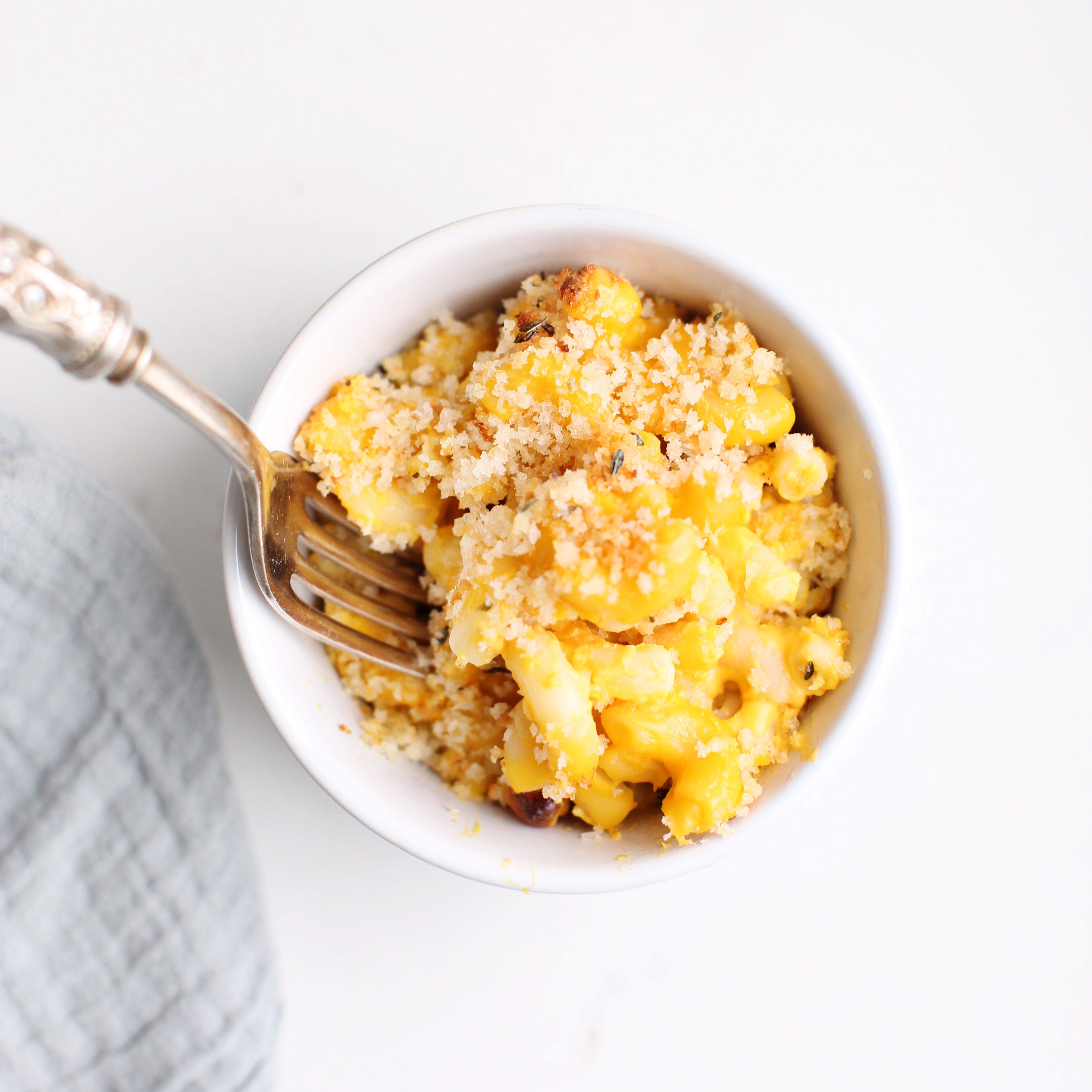 Butternut Squash Macaroni and Cheese made in a blender - so easy with extra nutrition thanks to the squash that is hidden in the sauce!