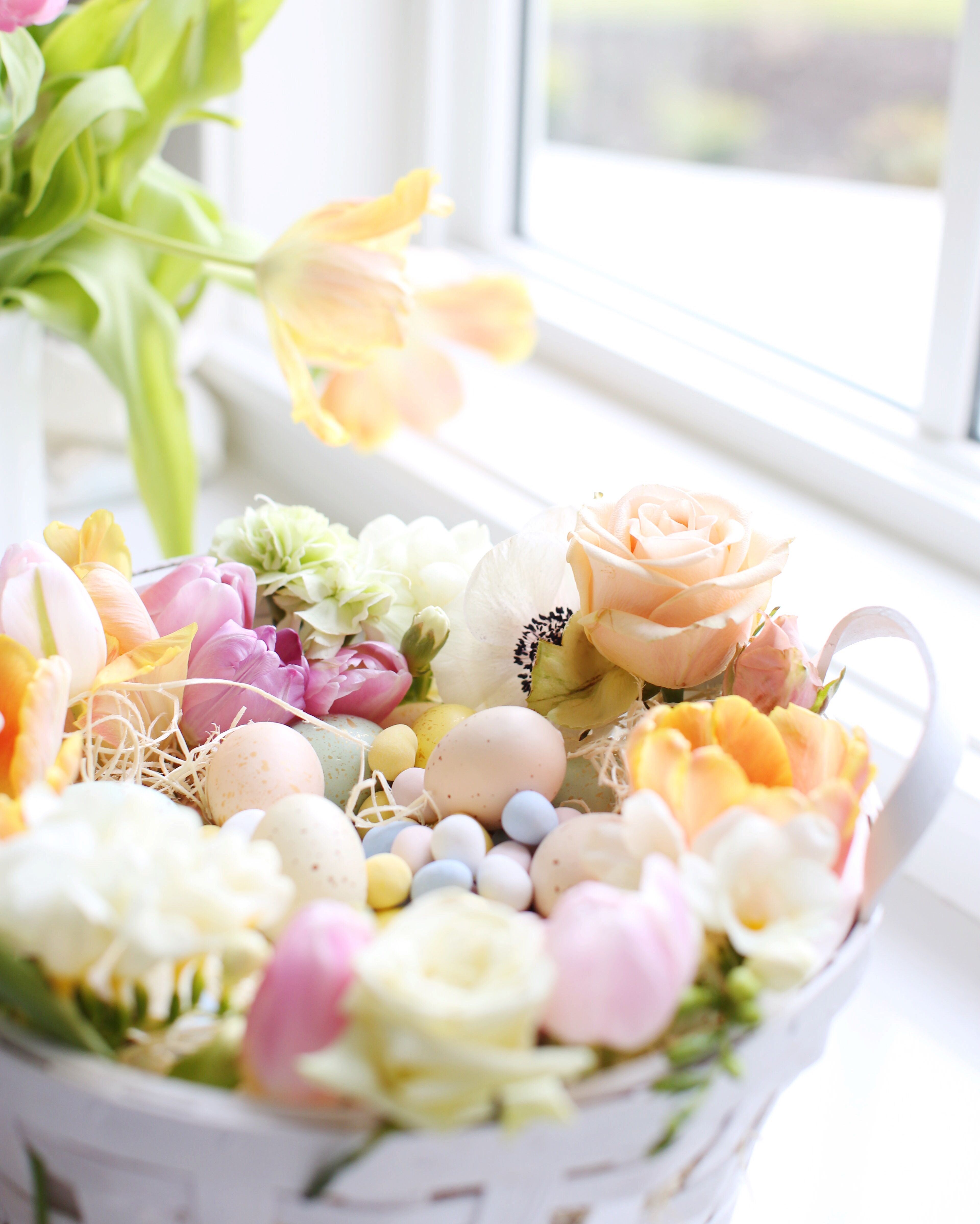 Floral Easter Basket