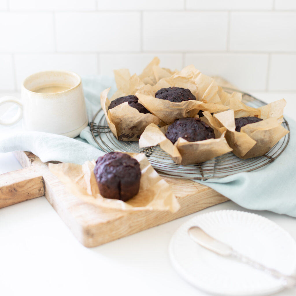Chocolate Zucchini Muffins-1