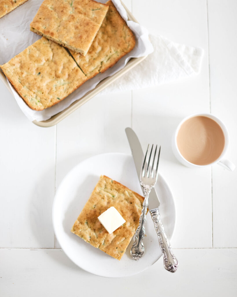 Zucchini Sheetpan Pancakes