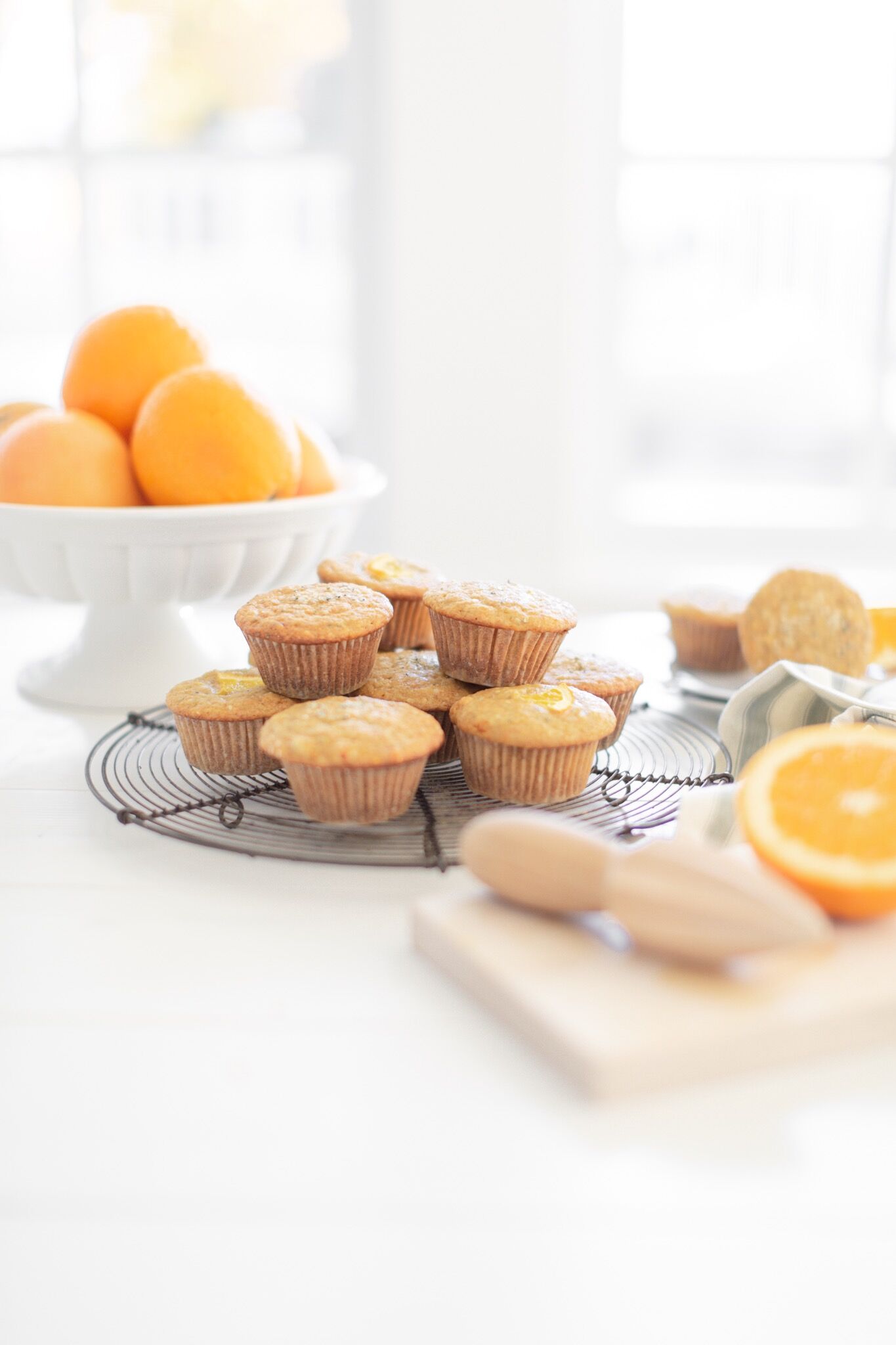 Orange Hemp Heart Muffins - healthy, naturally sweetened and school lunch friendly!