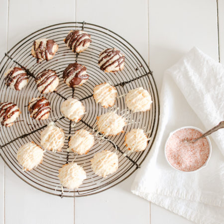 Salted Chocolate Coconut Macaroons