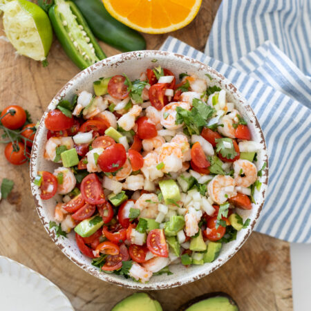 Shrimp Avocado Salsa