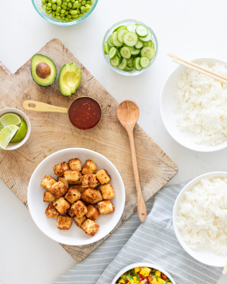 Crispy Tofu Bowl Fraiche Living