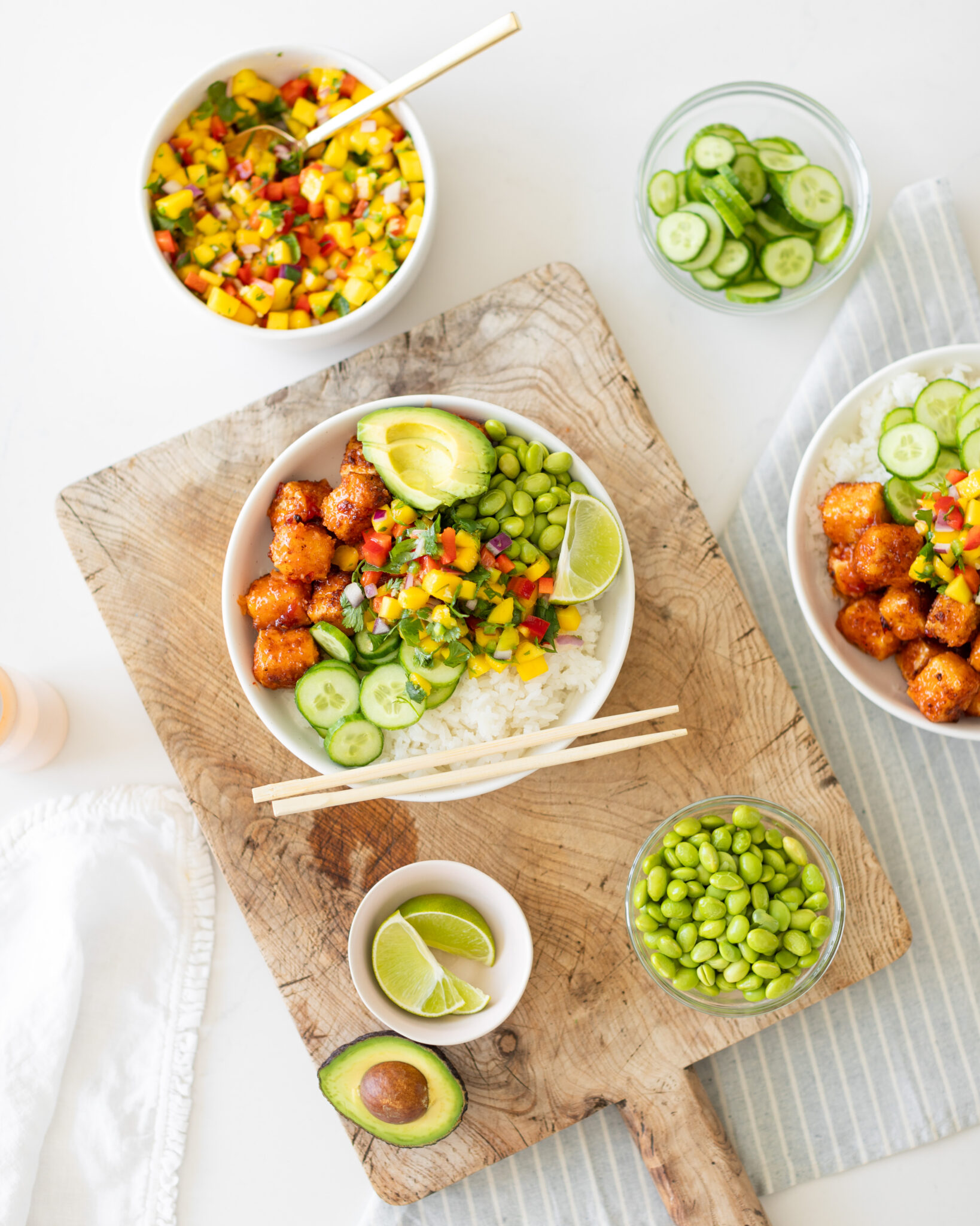 Crispy Tofu Bowl Fraiche Living