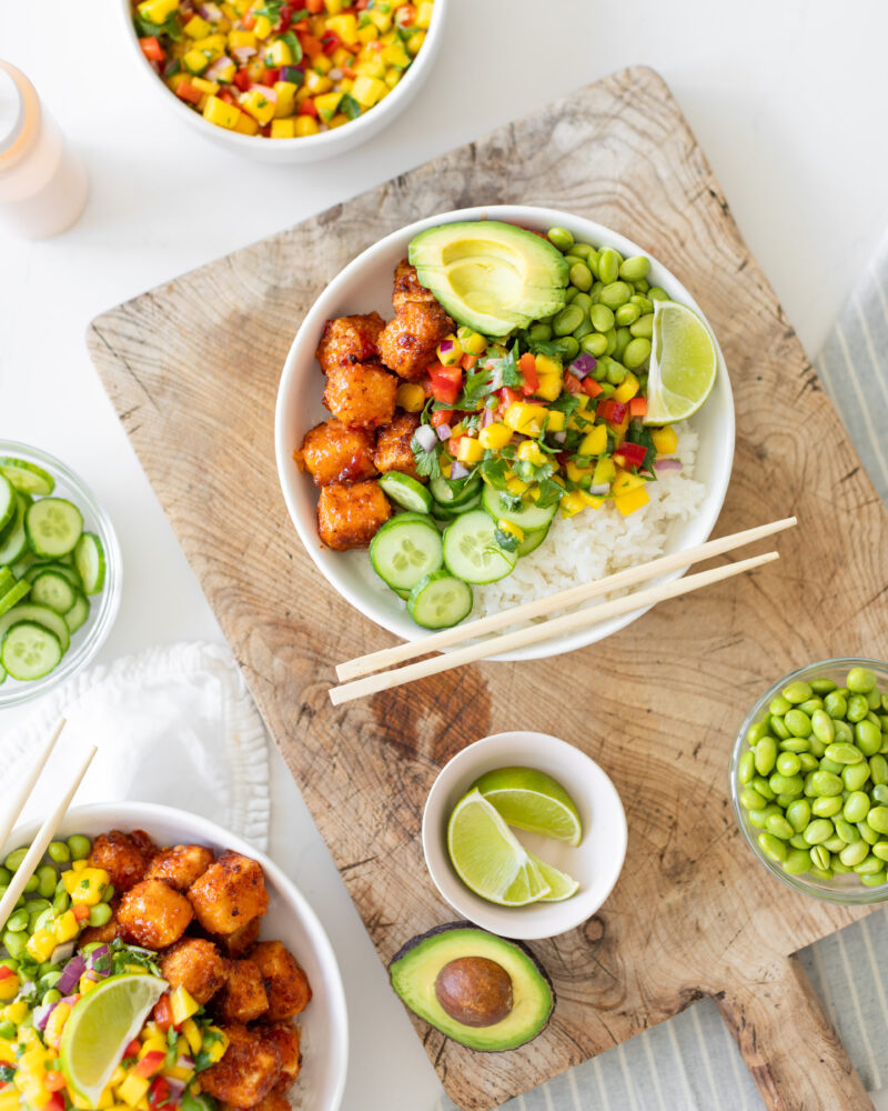 Crispy Tofu Bowl Fraiche Living