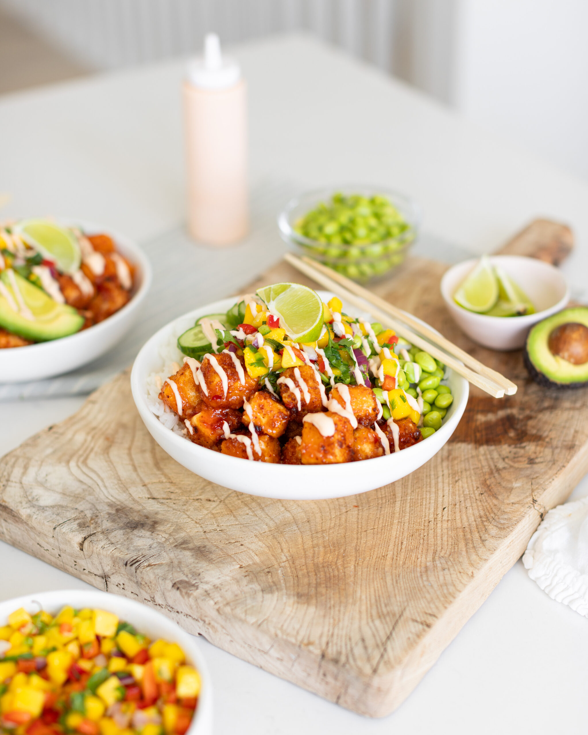 Crispy Tofu Bowl Fraiche Living