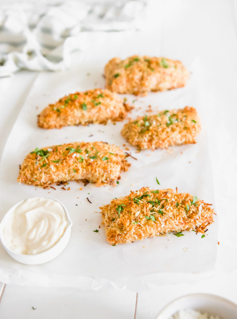 Coconut Crusted Salmon Fraiche Living