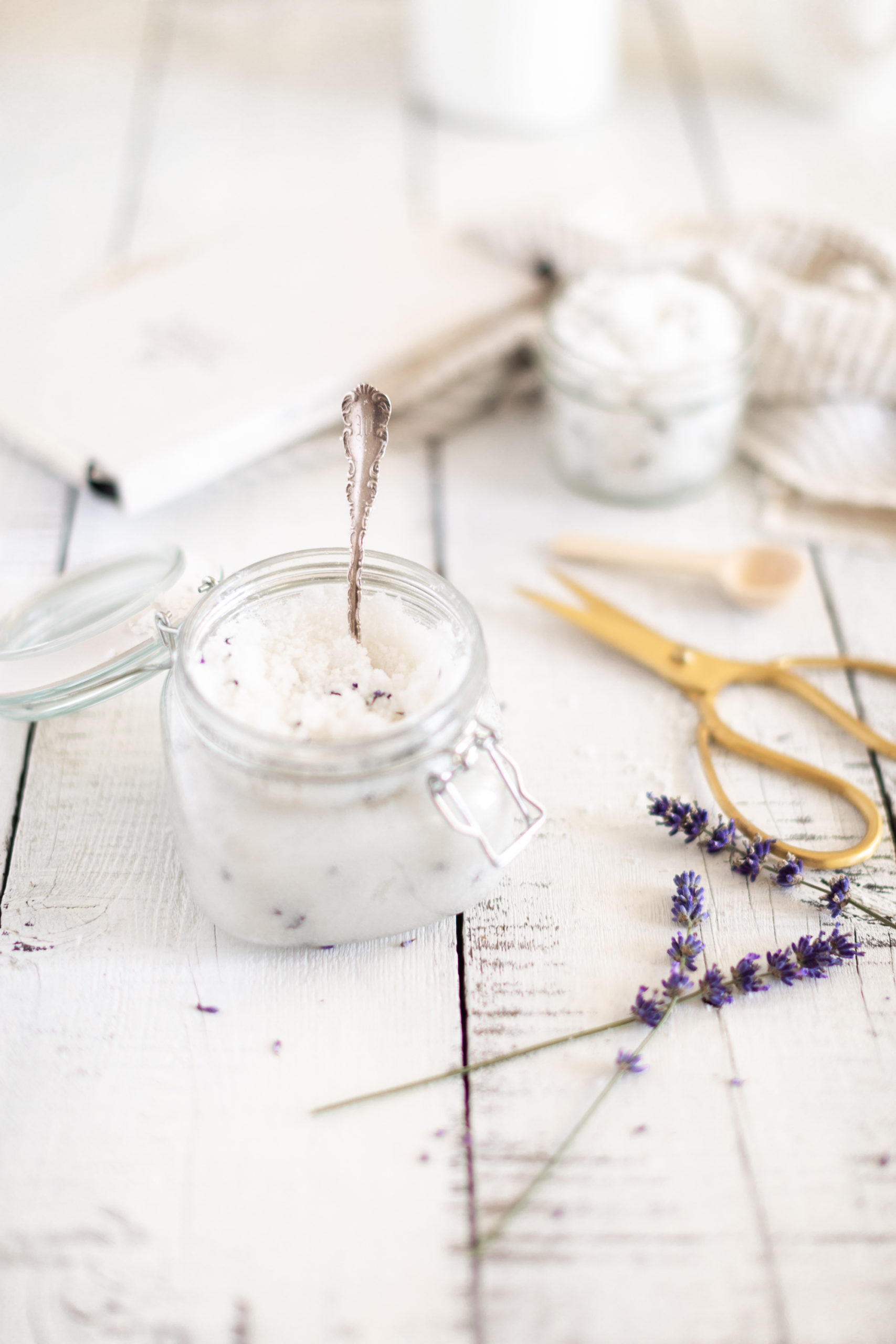 Homemade Lavender Foot Scrub Recipe