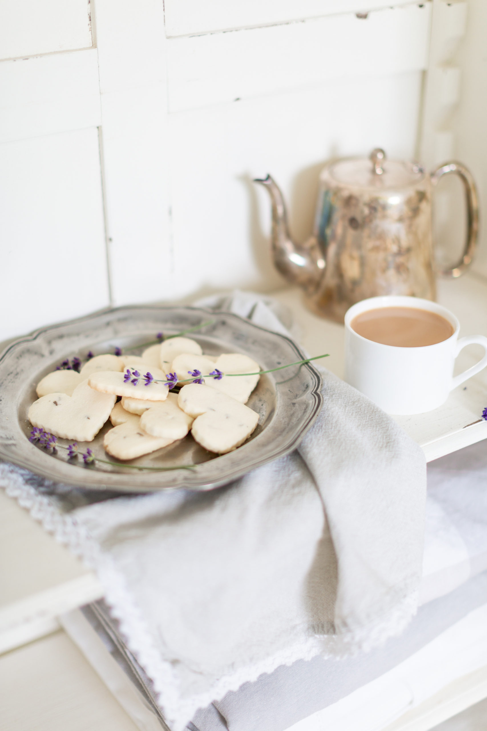 Easy Lavender Shortbread Cookie Recipe