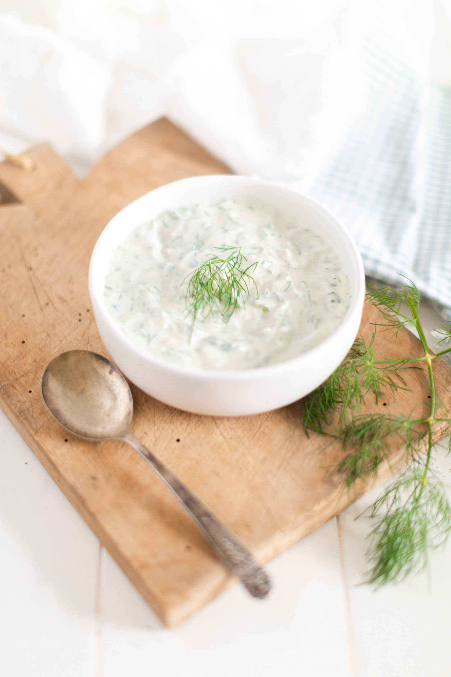 Homemade Tzatziki Recipe with less than 10 ingredients