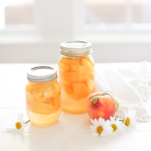 Homemade Canned Peaches