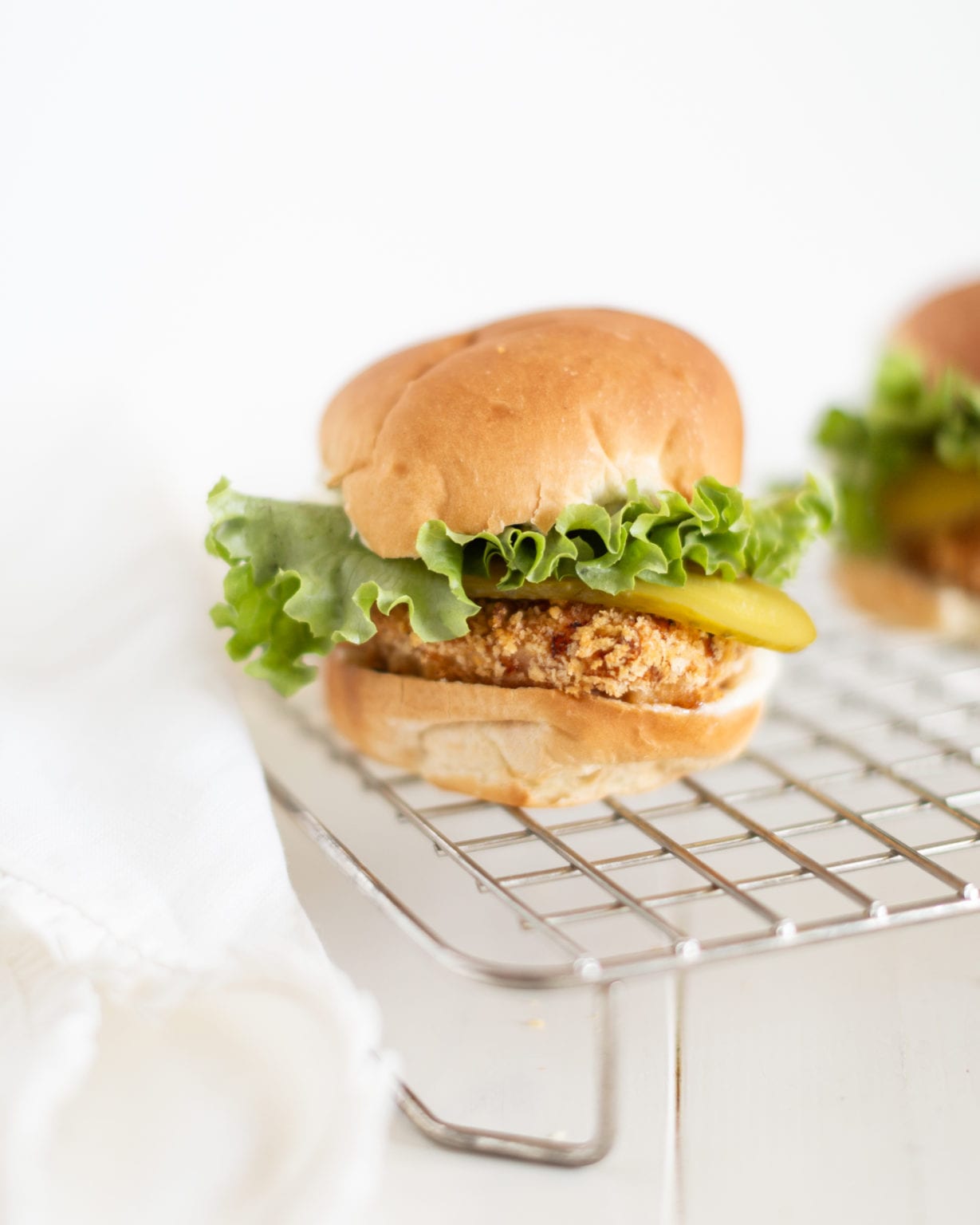 Baked Crispy Chicken Sandwiches Fraiche Living